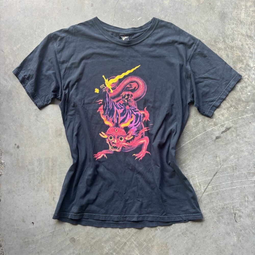 Free Parking Studio World Tour T-Shirt Men's L Black Short Sleeve Graphic Tee